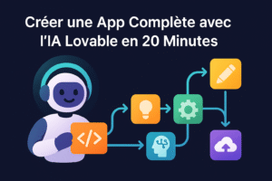 Illustration tutoriel : Créer une App Complète avec l'IA Lovable en 20 Minutes