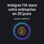 Illustration tutoriel : Intégrer l’IA dans votre entreprise en 30 jours – Guide complet