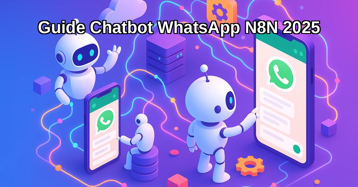 Illustration tutoriel : Guide Chatbot WhatsApp N8N 2025