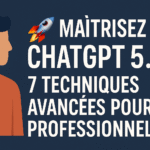 Maîtrisez ChatGPT 5.1 avec 7 techniques avancées pour professionnels souhaitant gagner du temps et optimiser leur productivité grâce à l’intelligence artificielle