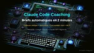 Claude Code coaching - automatiser ses briefs de coaching avec l'IA - agent terminal