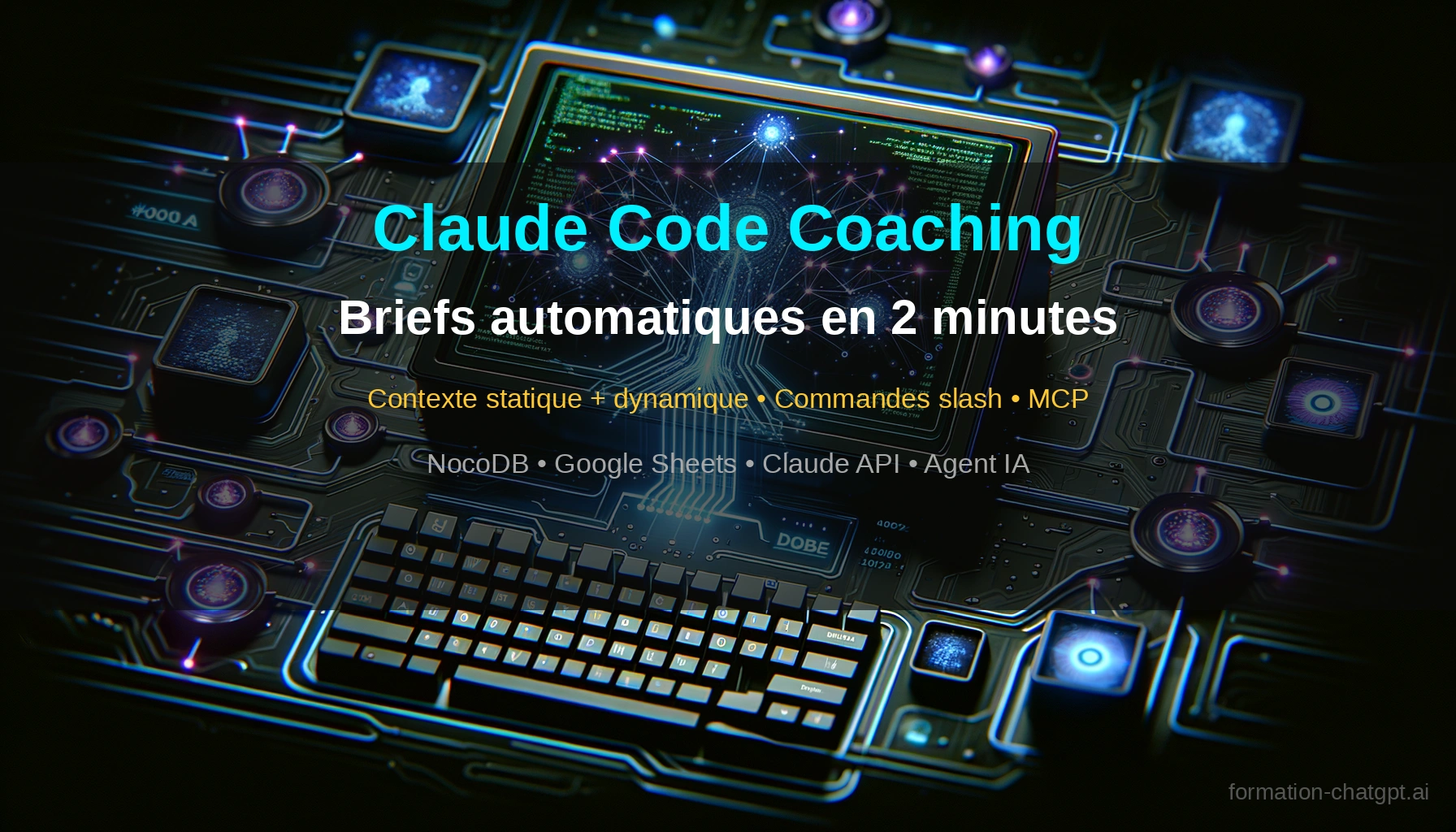 Claude Code coaching - automatiser ses briefs de coaching avec l'IA - agent terminal
