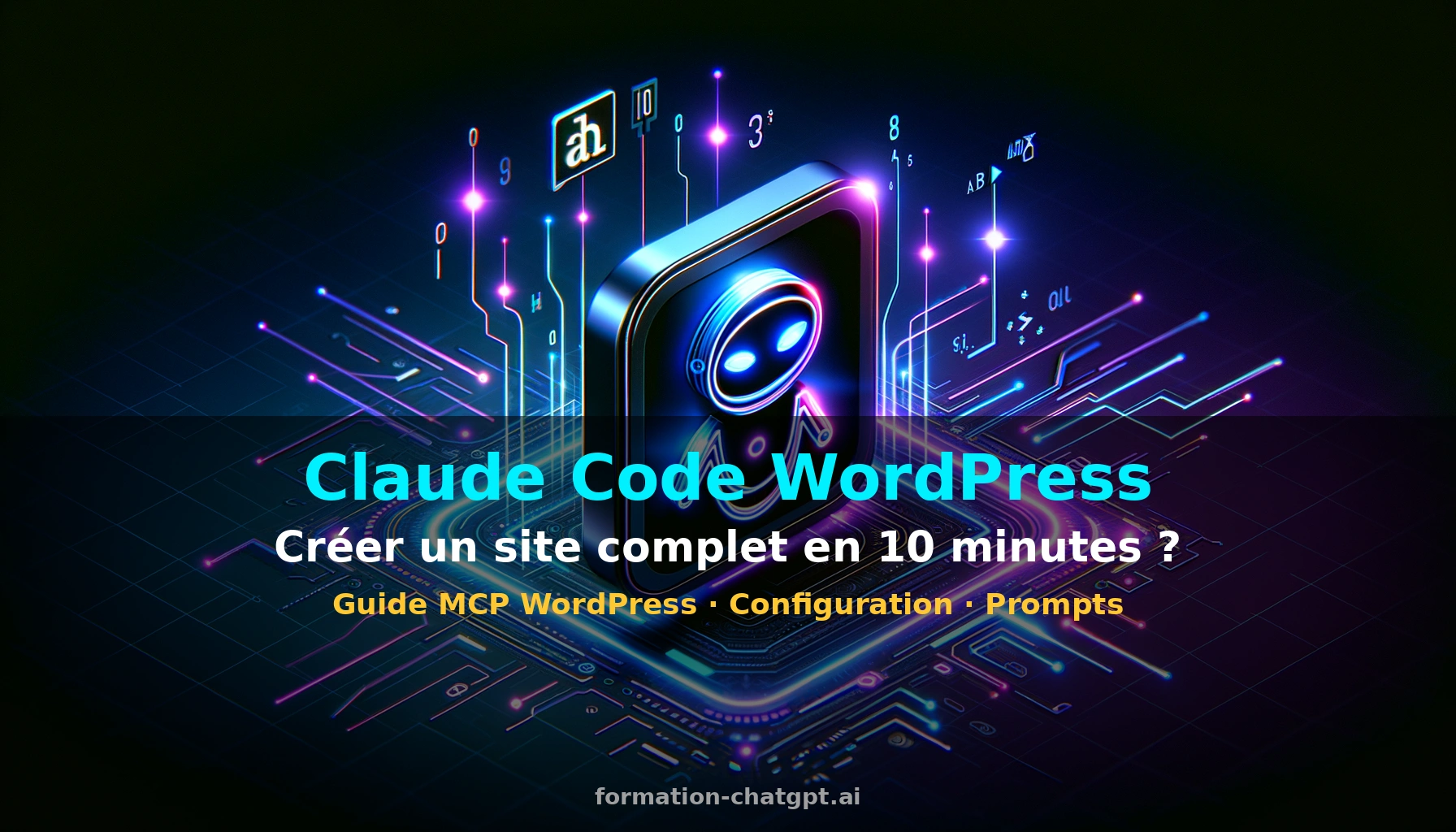 Claude Code WordPress : créer un site complet automatiquement avec le MCP WordPress