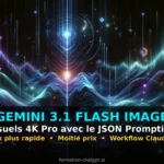 Gemini 3.1 Flash Image : visuels 4K pro avec le JSON prompting ?