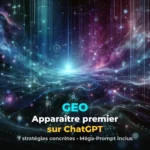 GEO Generative Engine Optimization - stratégies pour apparaître premier sur ChatGPT