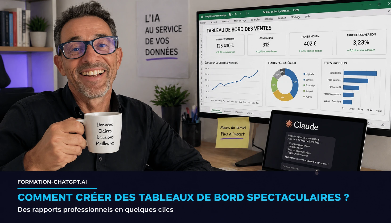 Claude + Excel VBA : automatisation sans code — Formation Nantes ATLANTICOM