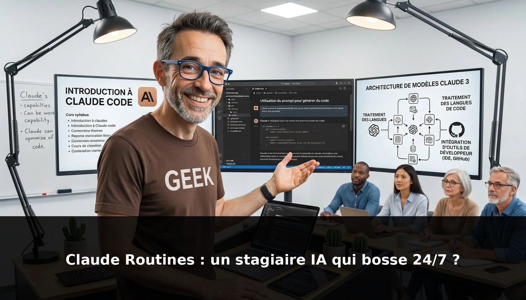 Christophe Girard, consultant-formateur IA à Nantes, illustrant Claude Routines.