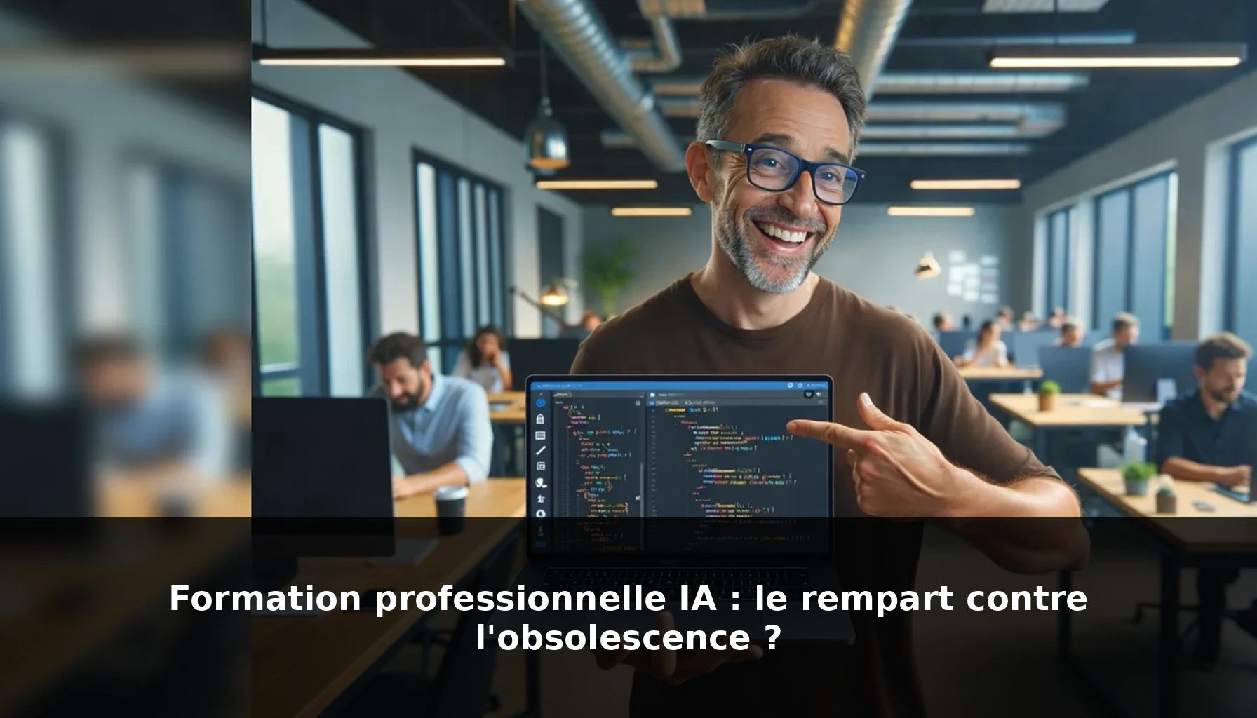 Christophe Girard, consultant-formateur IA à Nantes, illustrant formation professionnelle IA.