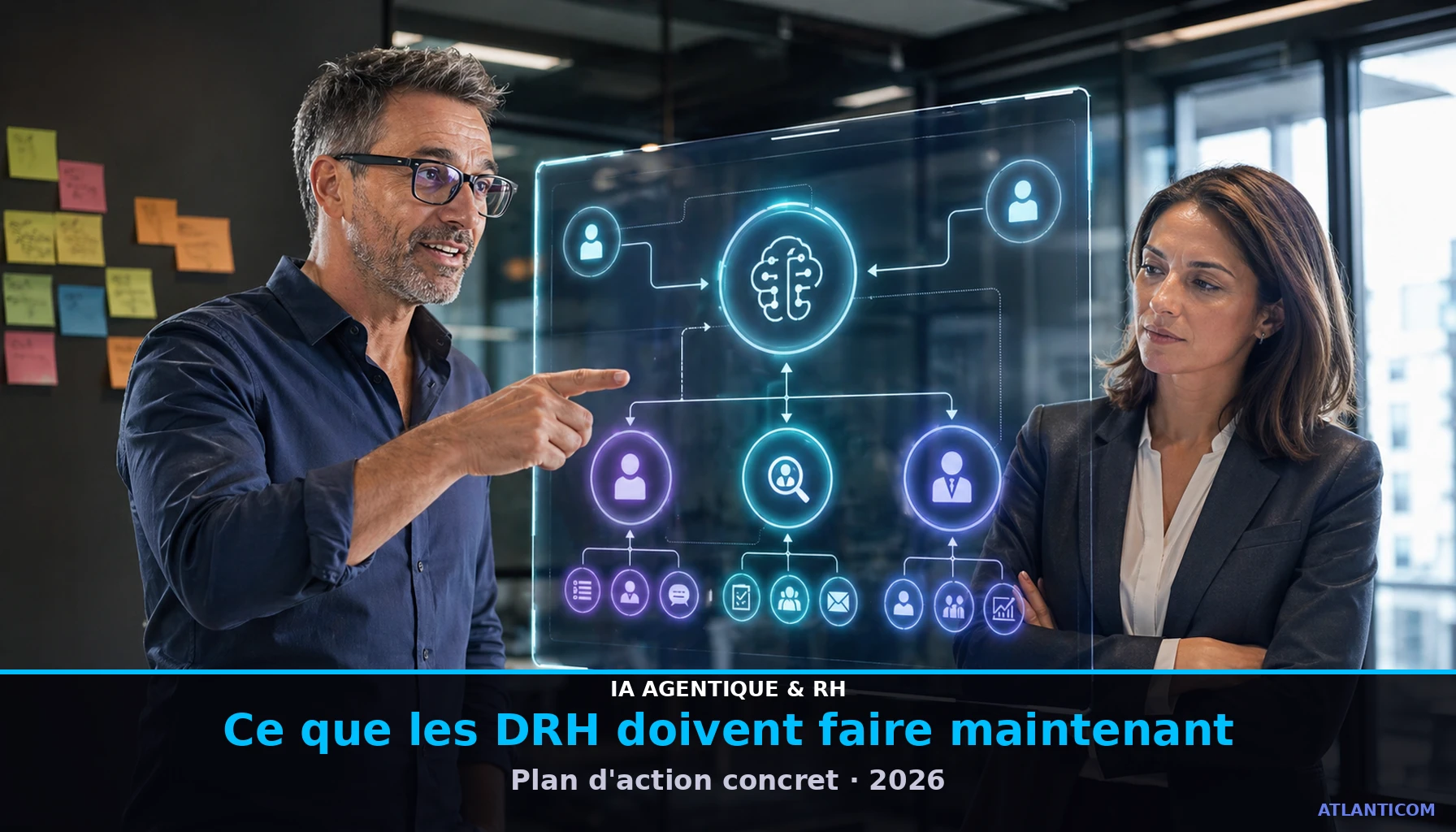 Christophe Girard, consultant-formateur IA à Nantes, illustrant l'impact de l'IA agentique sur les ressources humaines.