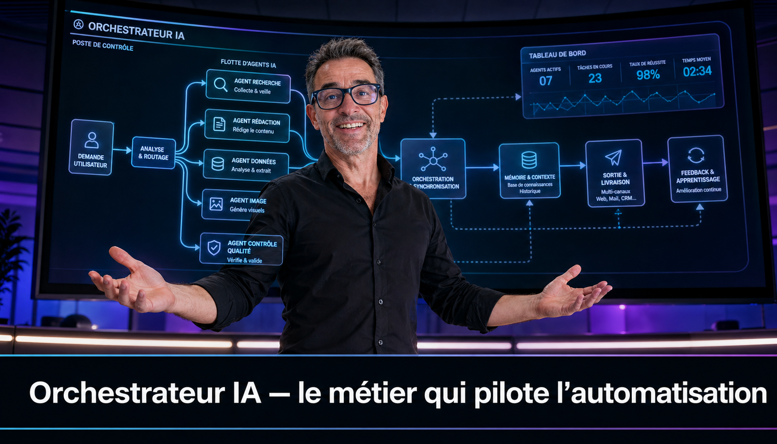 Orchestrateur IA Nantes : pilotage d'une flotte d'agents IA en PME — Christophe Girard