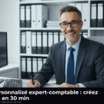 Portrait photorealiste : GPT personnalise expert-comptable — Montserrat overlay v2