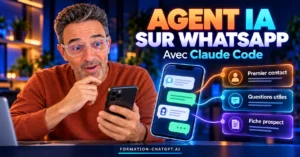 Agent IA WhatsApp cree avec Claude Code pour qualifier des candidats locataires