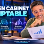 Illustration IA cabinet comptable avec Claude, trois usages concrets