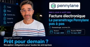 Pennylane facture électronique : paramétrage pas à pas, réception obligatoire au 1er septembre 2026