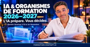 IA et organismes de formation 2026-2027 : l'IA prépare, vous décidez, Qualiopi V10 au 1er novembre