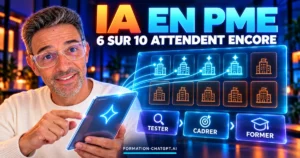 IA en PME : 6 TPE et PME sur 10 n'utilisent pas encore l'IA, Christophe Girard présente la méthode tester, cadrer, former
