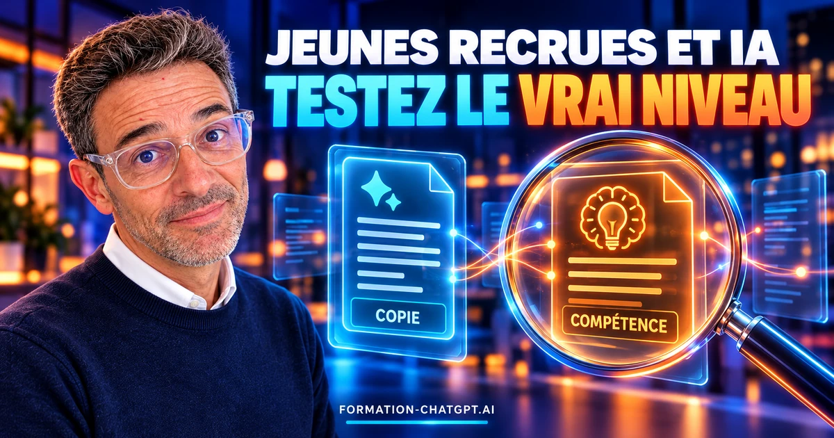 Jeunes recrues et IA : Christophe Girard explique comment tester les vraies compétences d'un candidat